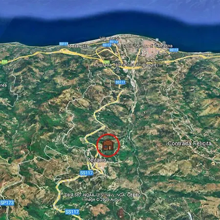 בית נופש House In The Countryside With Aeolian View Reitano (Messina)